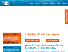 Tablet Screenshot of datarecoveryspecialists.co.uk